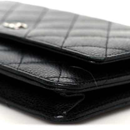 Chanel Caviar Quilted Wallet on Chain WOC Black 11 of 11