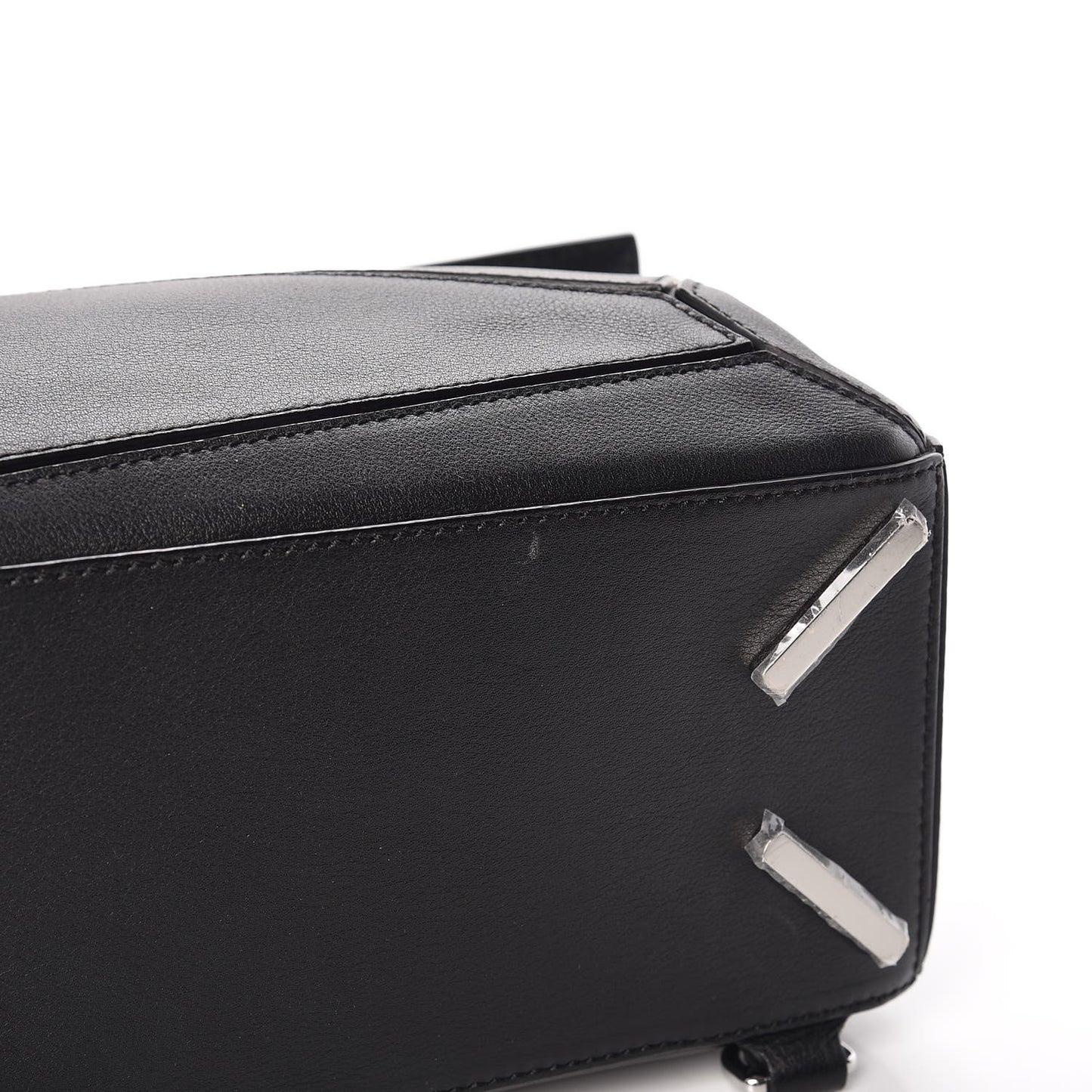 Calfskin Small Puzzle Bag Black