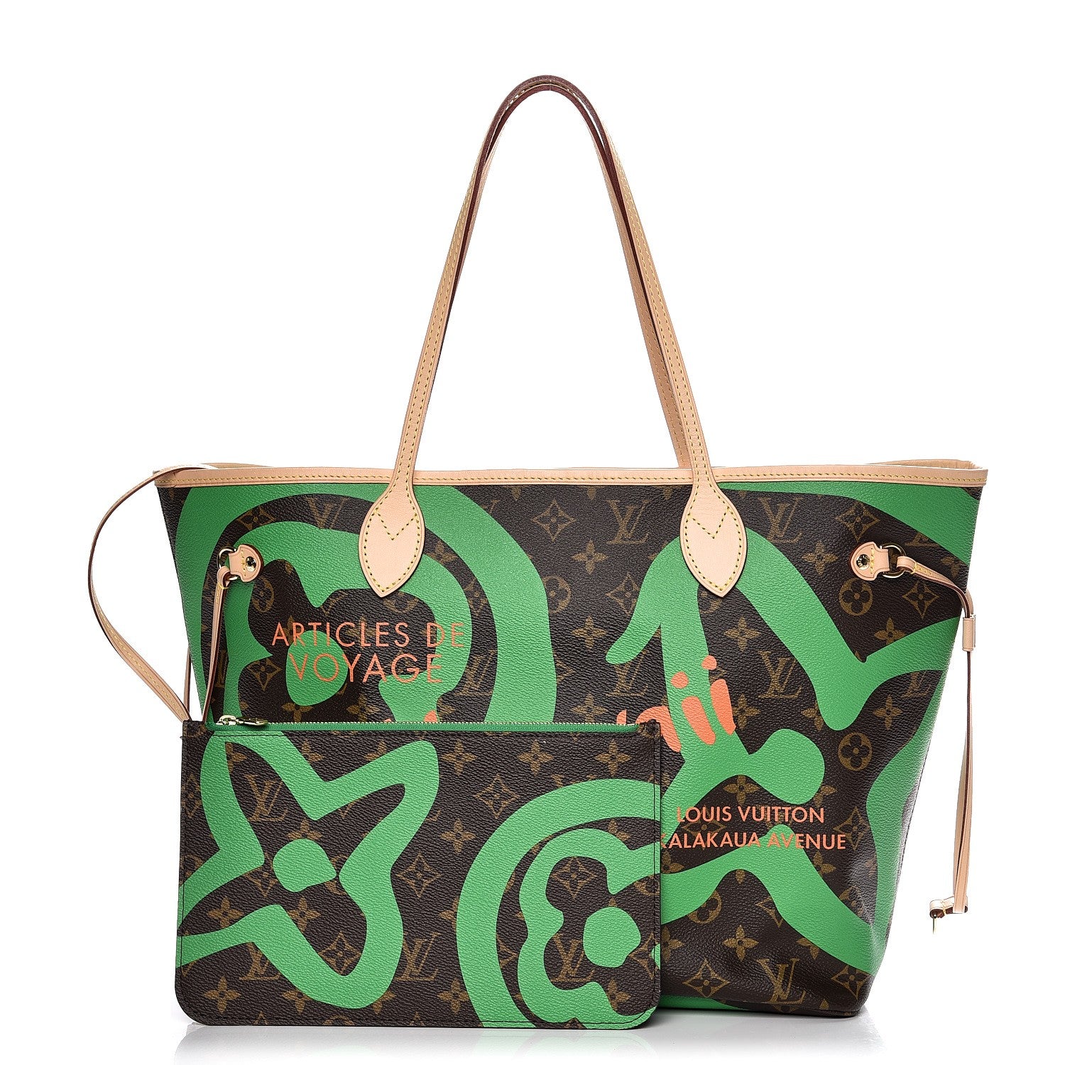 Louis Vuitton Monogram Tahitienne Hawaii Neverfull MM 1 of 9
