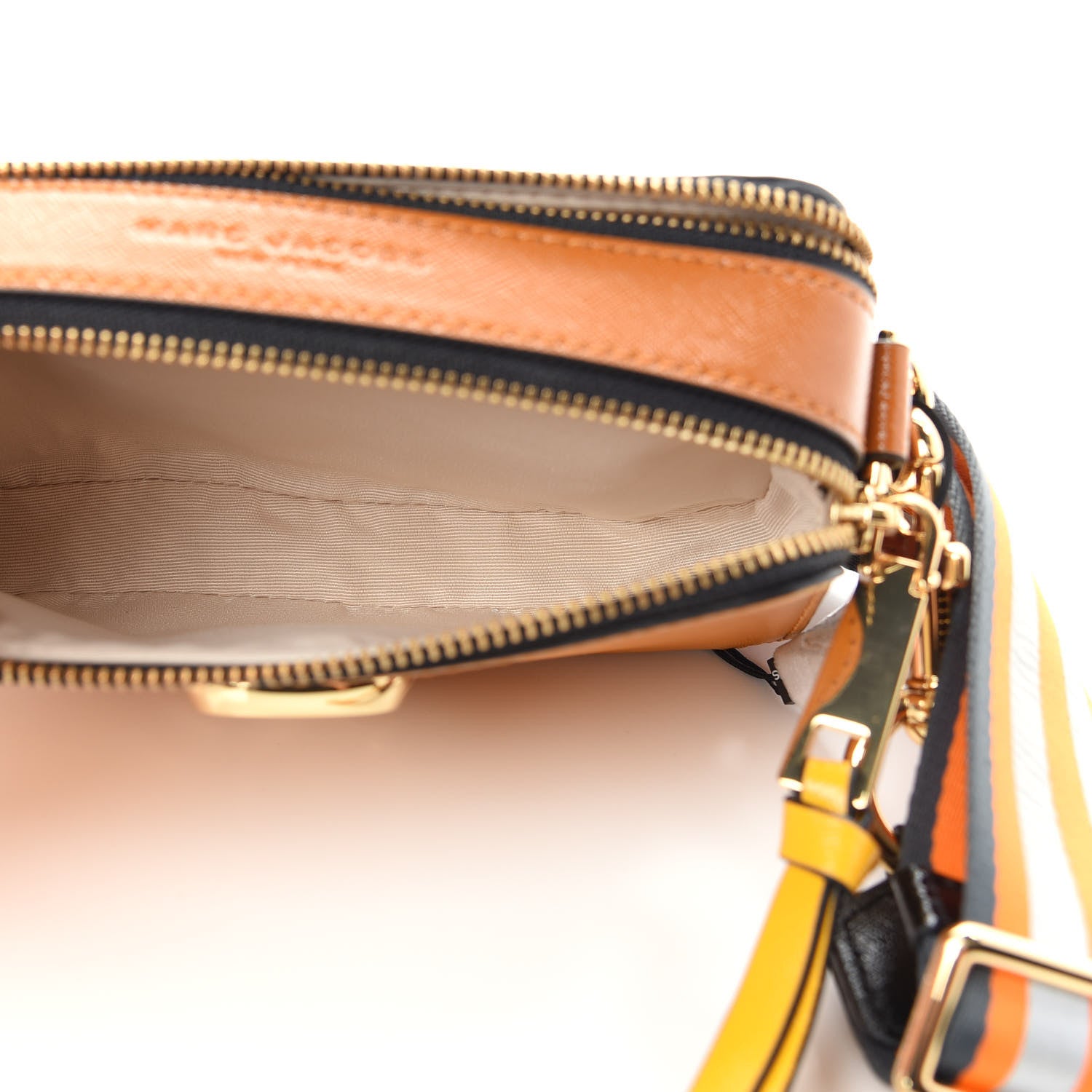 Marc Jacobs Saffiano Small Snapshot Camera Bag Yellow Multi 5 of 11