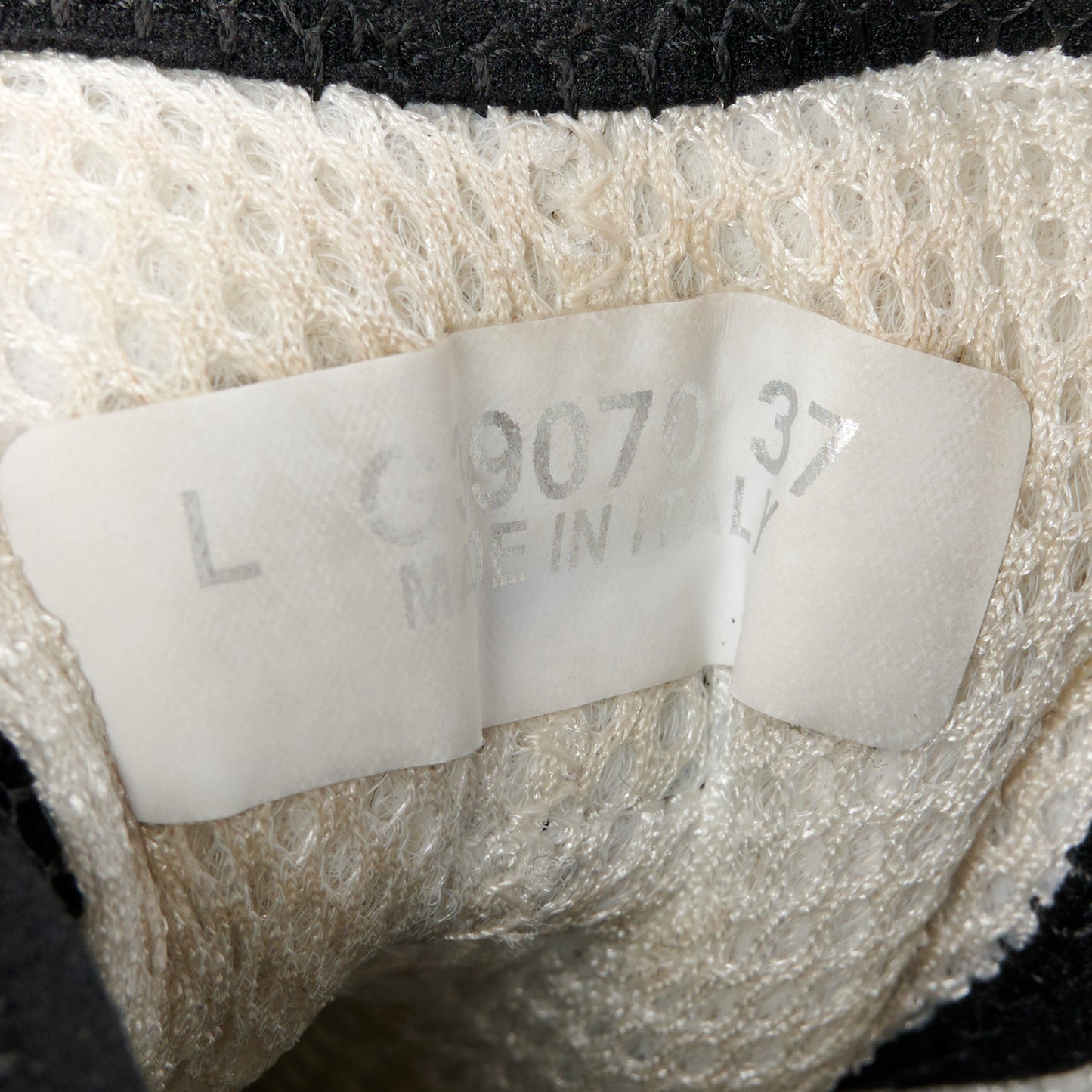 Velvet Calfskin CC Sneakers 37 Black
