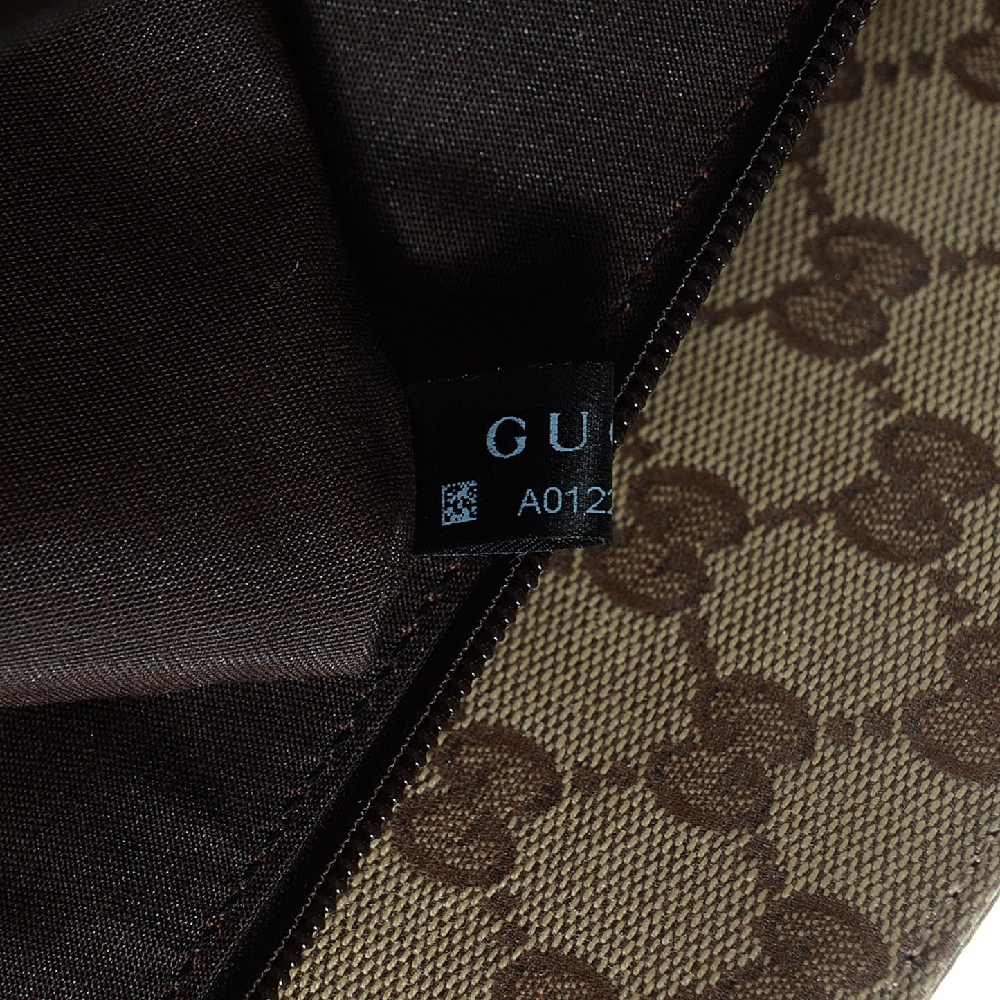 Crystal Monogram Large Tote Brown