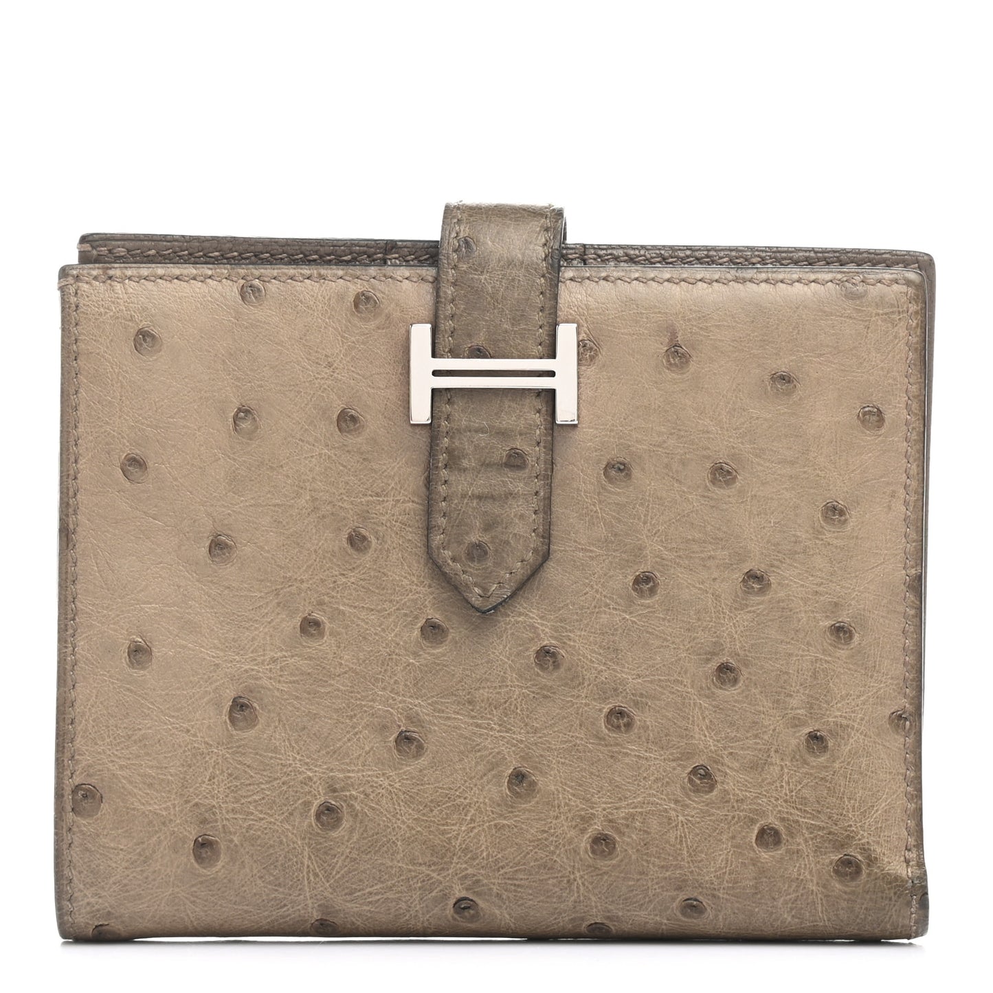 Ostrich Bearn Compact Wallet Gris Asphalte