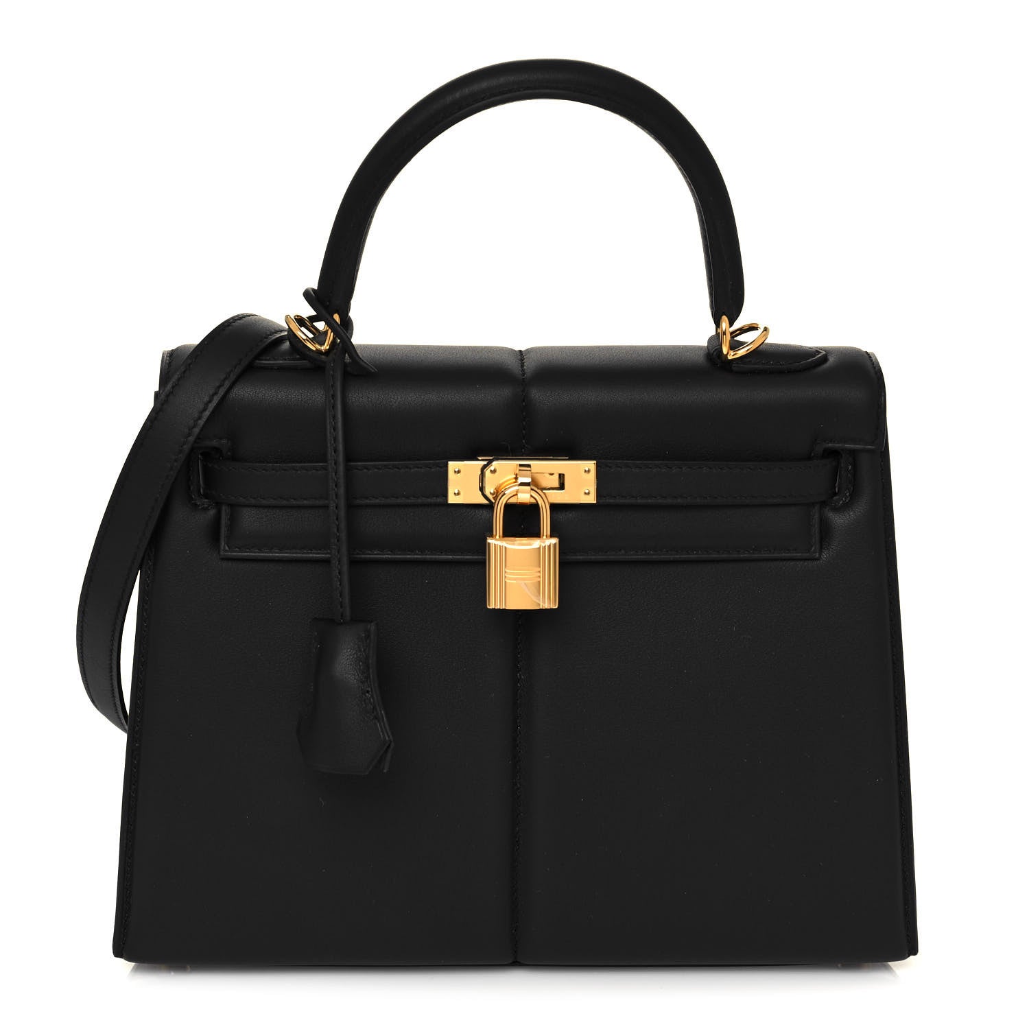 Hermes Swift Kelly Padded Sellier 25 Black 1 of 14