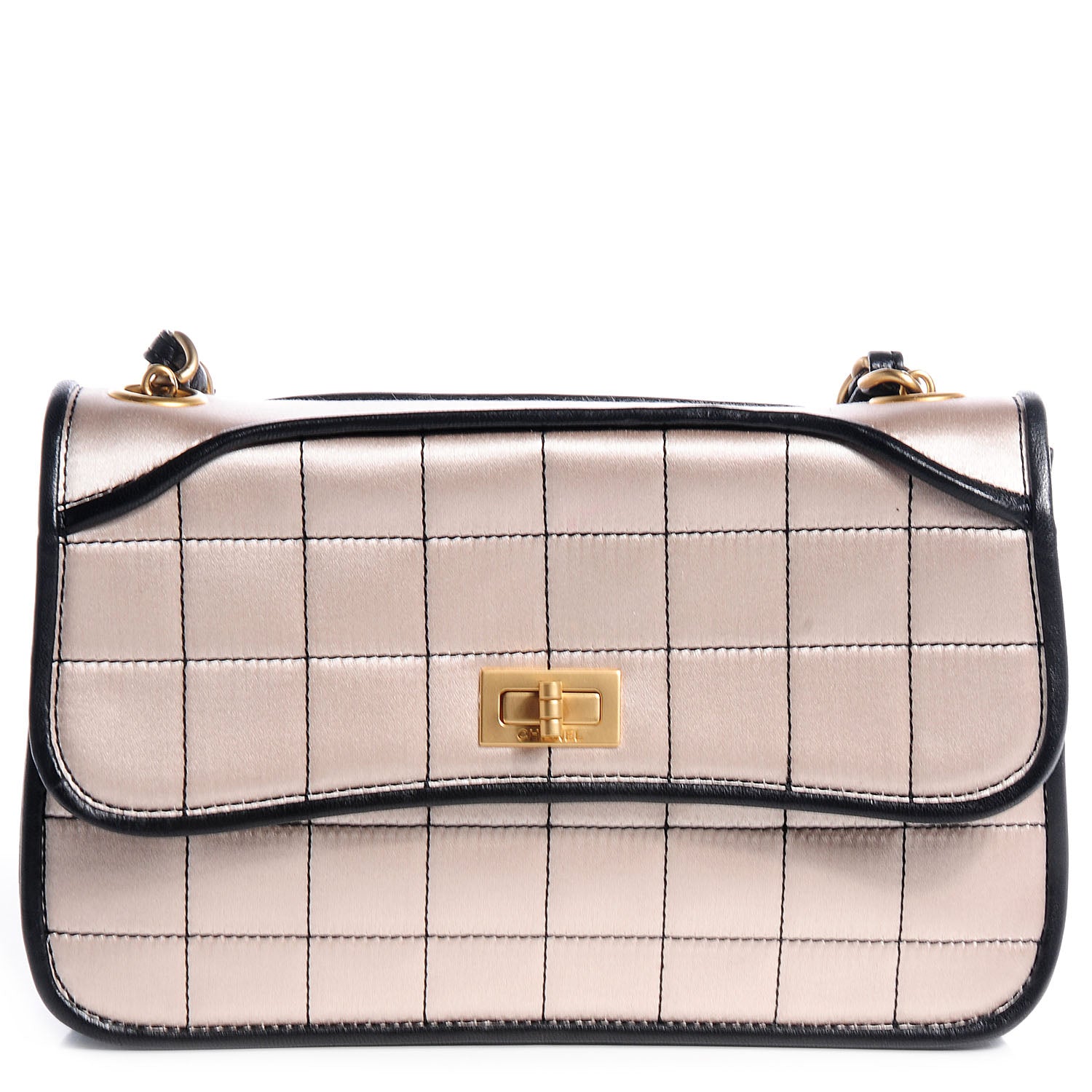 Chanel Satin Quilted Mademoiselle Flap Handbag Light Pink 1 of 8