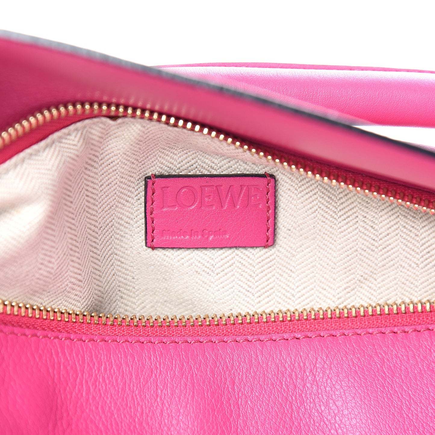 Calfskin Medium Puzzle Bag Fuchsia