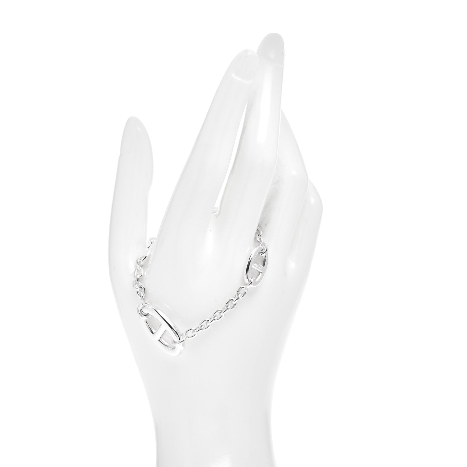 Hermes Sterling Silver Farandole Bracelet 2 of 4