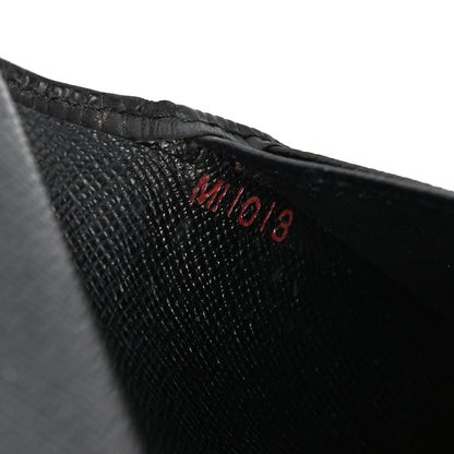 Louis Vuitton Epi French Purse Wallet Black 8 of 8