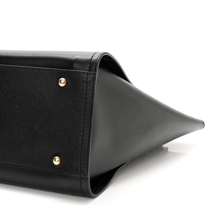 Chanel Caviar Small Studded Deauville Tote Black 9 of 10