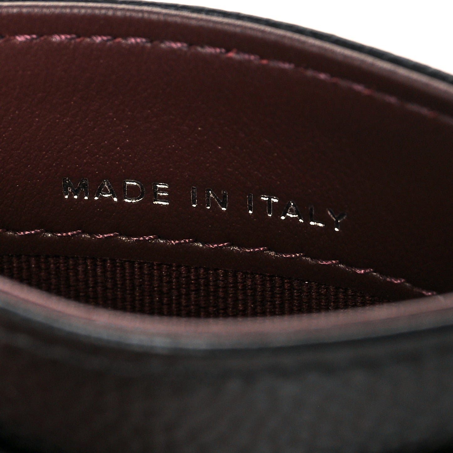 Caviar Quilted Card Holder Black