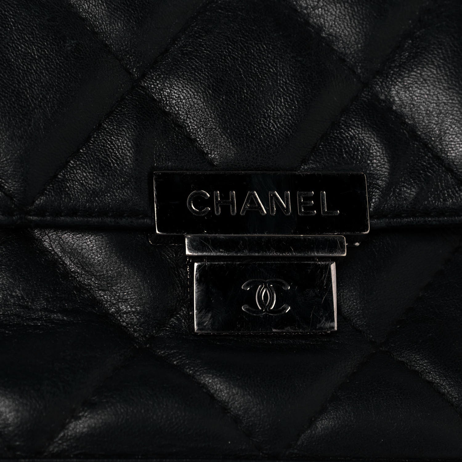 Chanel Calfskin Quilted Accordion Flap Black 15 of 15