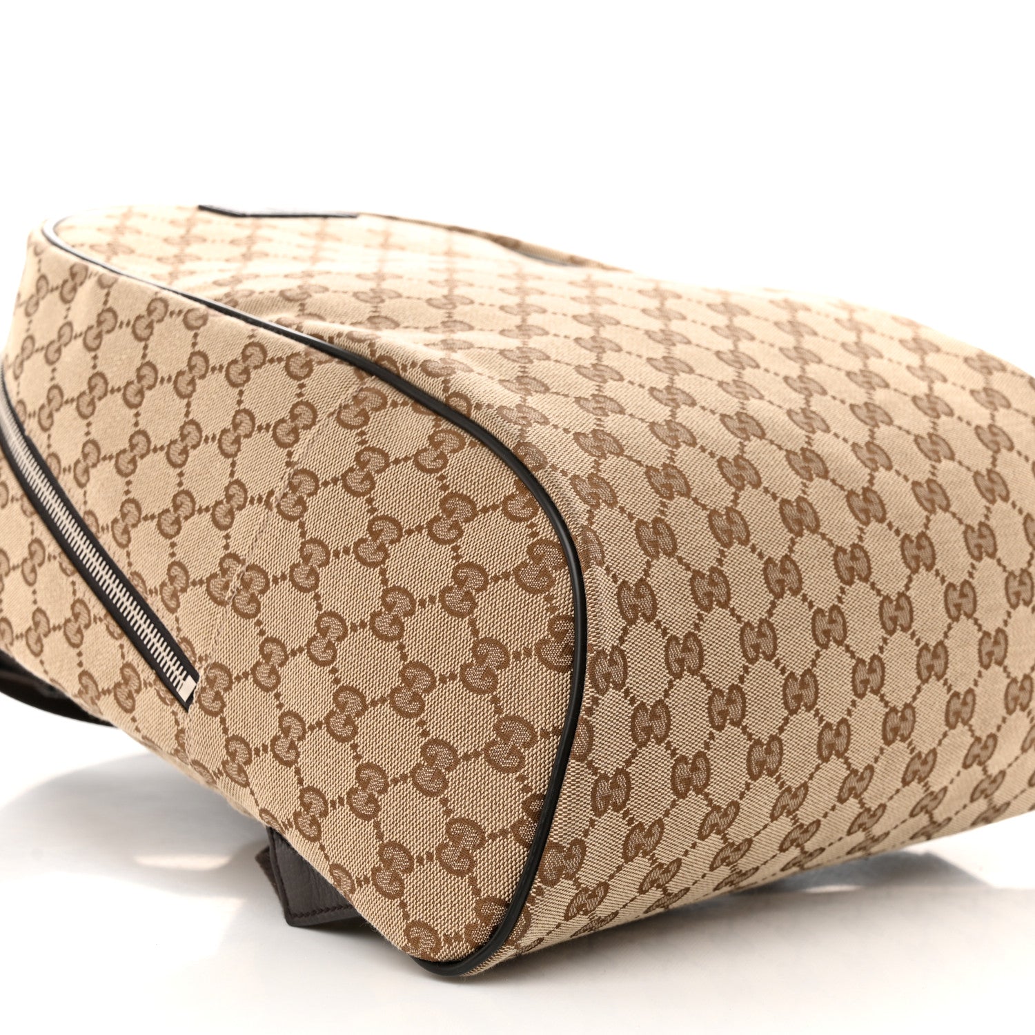 Gucci Monogram Travel Backpack Dark Brown 9 of 10