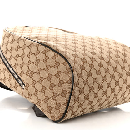 Gucci Monogram Travel Backpack Dark Brown 9 of 10