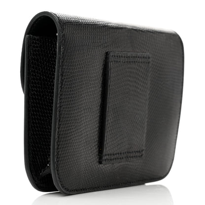 Hermes Lizard Constance Slim Wallet Black 4 of 14