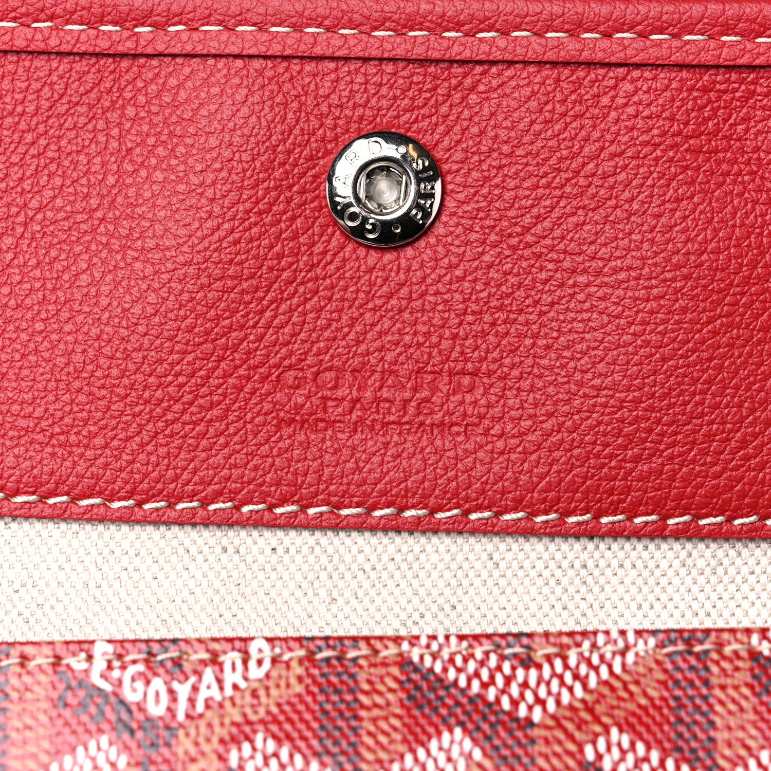 Goyard Goyardine Saint Louis PM Red 7 of 9