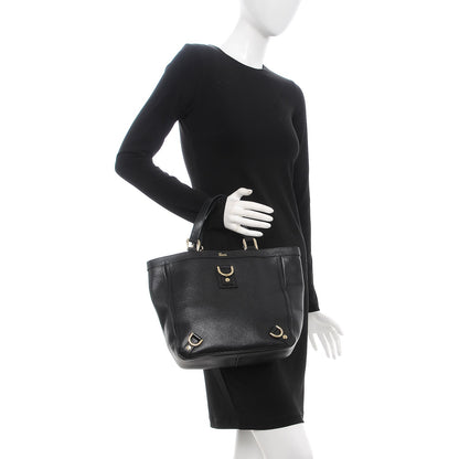 Gucci Calfskin Abbey Tote Black 2 of 10