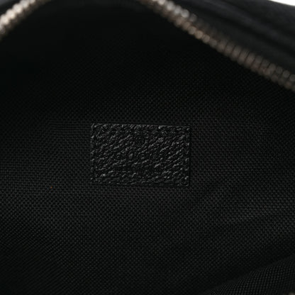 Gucci Monogram Jumbo GG Textured Dollar Calfskin Web Belt Bag Black 5 of 7