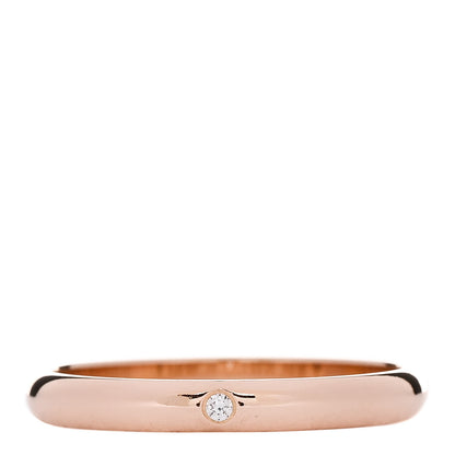Cartier 18K Pink Gold Diamond 2.6mm 1895 Wedding Band Ring 56 7.75 47/4 1 of 4