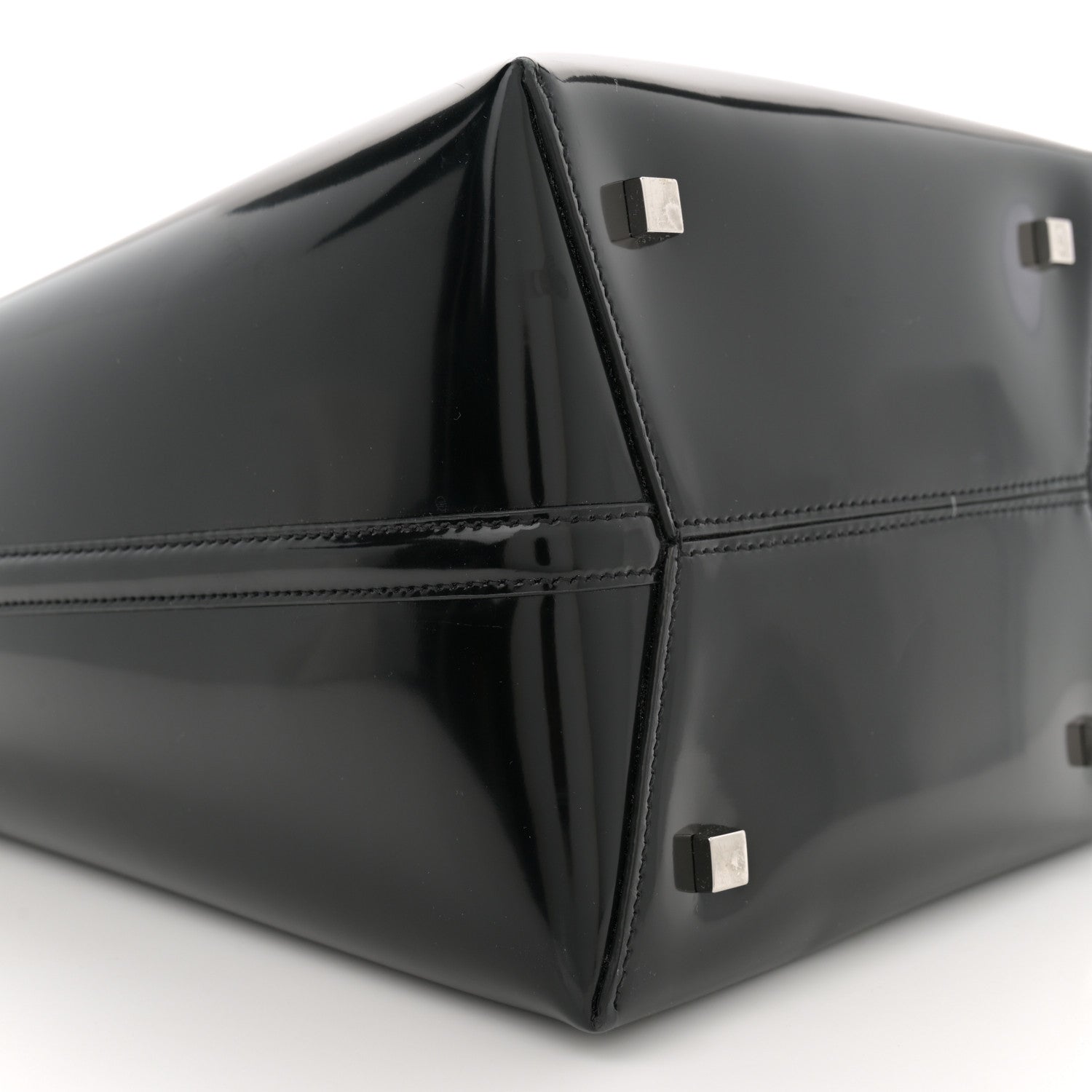 Saint Laurent Patent Calfskin Le 37 Bucket Bag Black 10 of 14