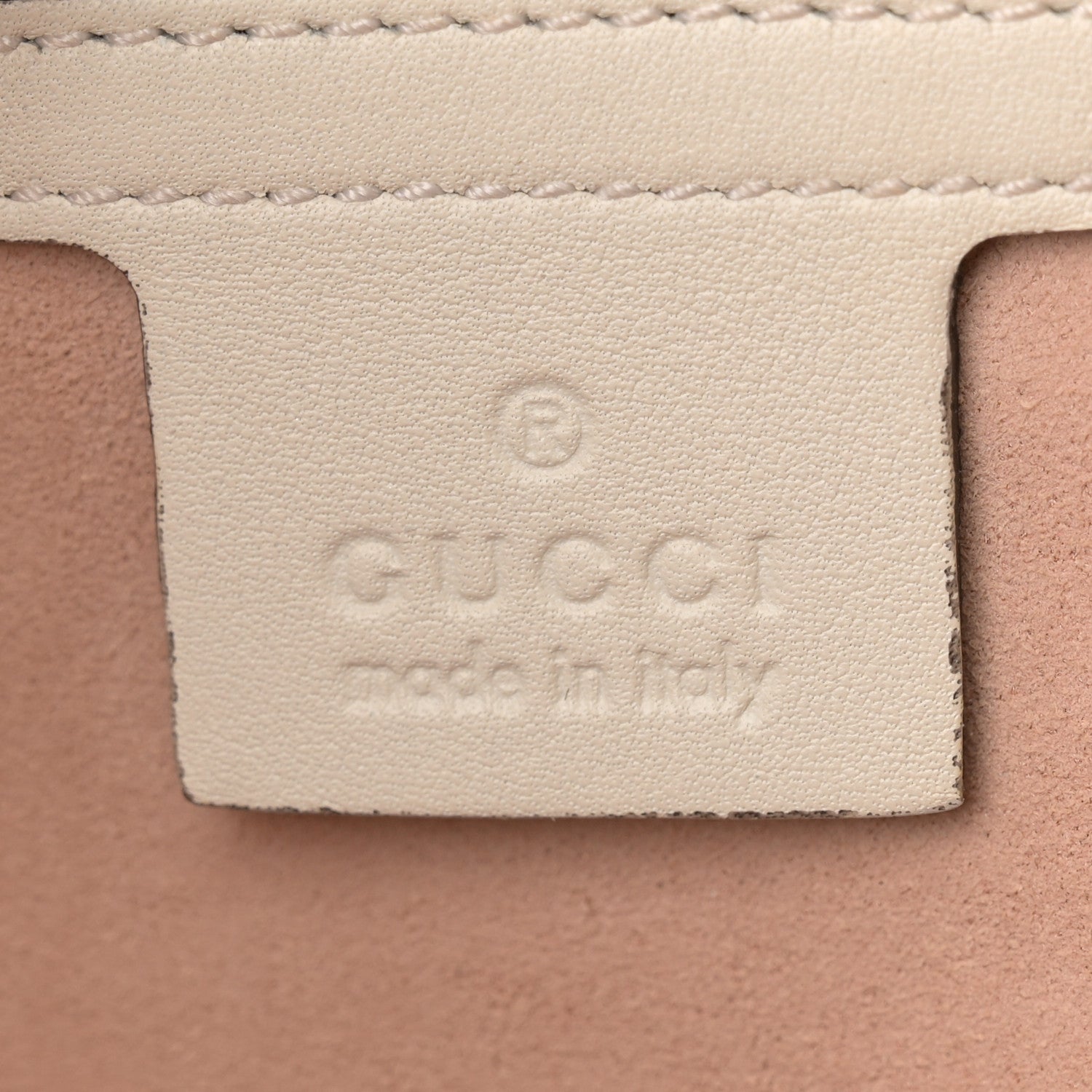 Gucci Calfskin Matelasse Small GG Marmont Shoulder Bag White 6 of 13