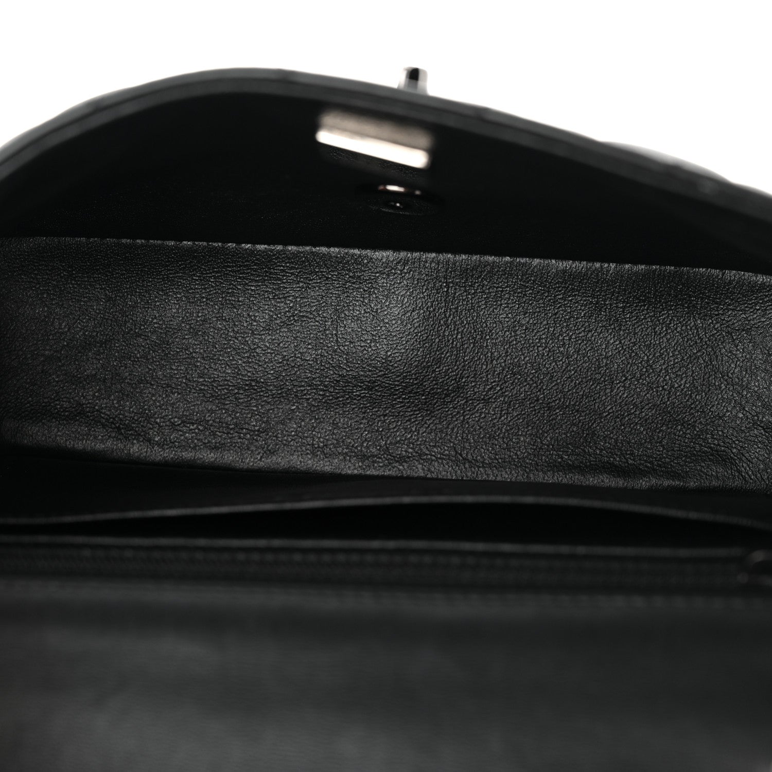 Chanel Lambskin Quilted Mini Rectangular Flap So Black 6 of 14