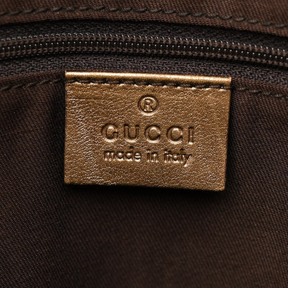 Gucci Monogram Medium Princy Tote Gold 6 of 12