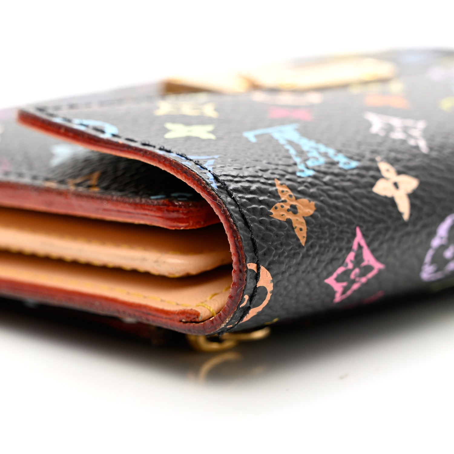 Louis Vuitton Monogram Multicolor Koala Wallet Black 9 of 10