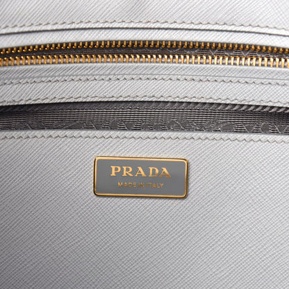 Prada Saffiano Large Galleria Double Zip Tote Granito 8 of 10