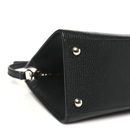 Gucci Dollar Calfskin Medium Soho Top Handle Satchel Black 9 of 10