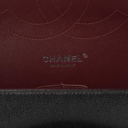 Chanel Caviar Quilted Jumbo Double Flap Black 8 of 12