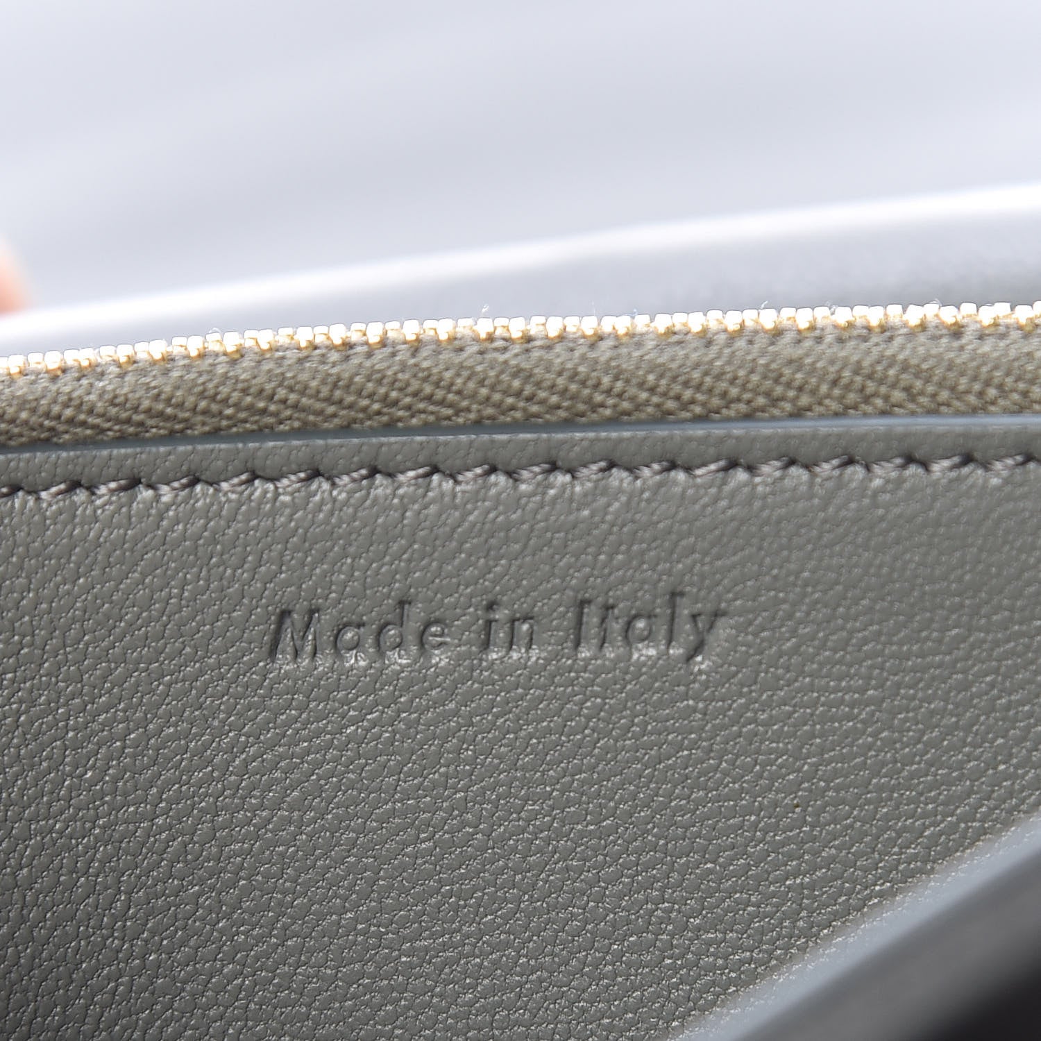 Celine Smooth Calfskin Compact Wallet Smoke 7 of 11