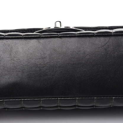 Chanel Lambskin Vertical Quilted Medium Single Flap Black 10 of 17