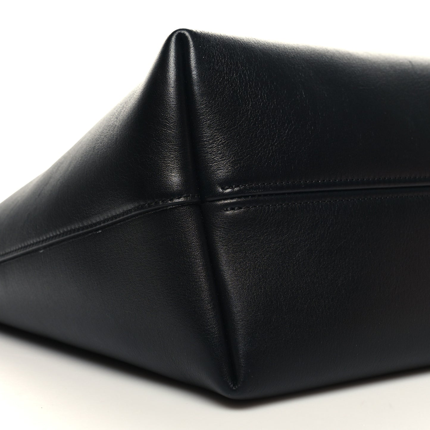 Calfskin Small Marcie Tote Black