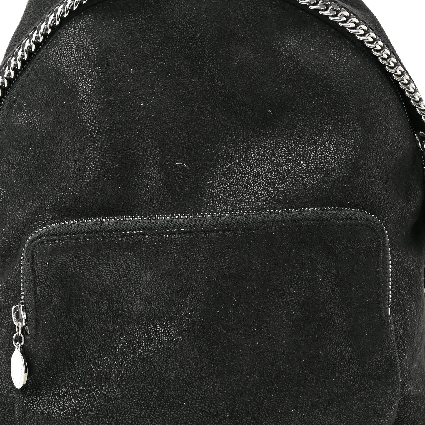 Shaggy Deer Small Falabella Backpack Black