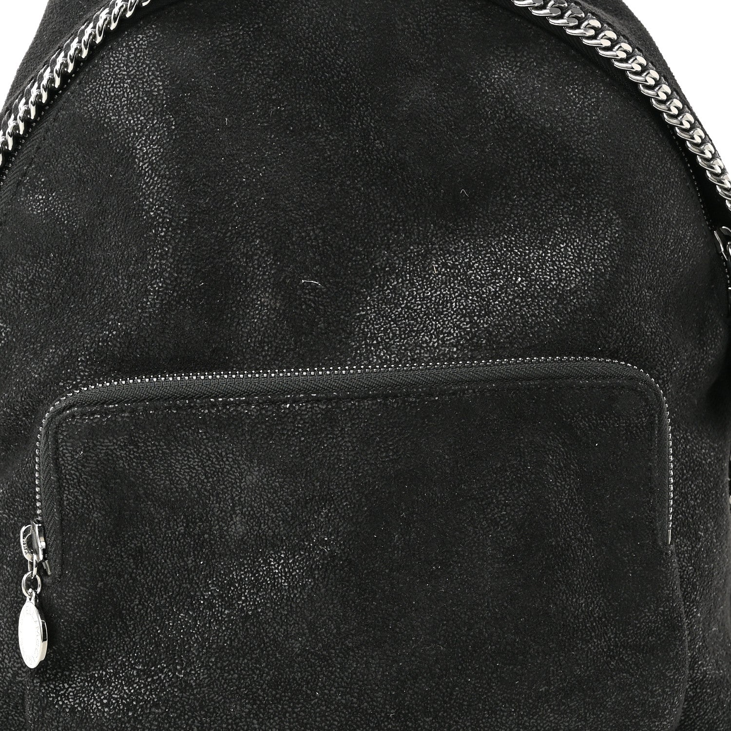 Stella McCartney Shaggy Deer Small Falabella Backpack Black 8 of 10