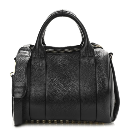 Alexander Wang Pebbled Lambskin Mini Rockie Black Pale Gold Hardware 1 of 9