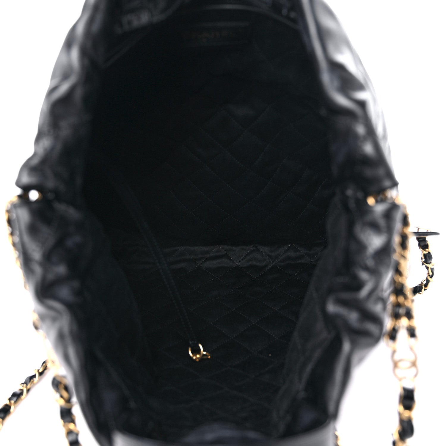 Chanel Shiny Calfskin Quilted Chanel 22 Backpack Black 5 of 10
