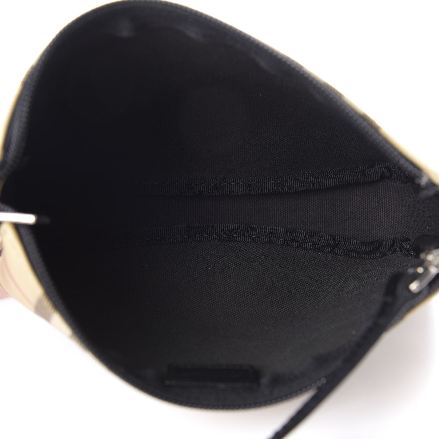 House Check Shoulder Bag Black
