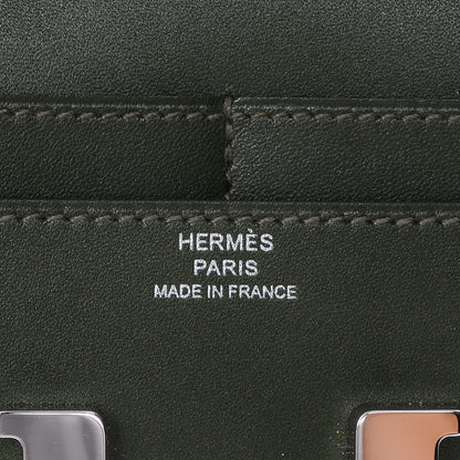 Hermes Tadelakt Constance Short Wallet Canopee 5 of 7