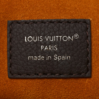 Louis Vuitton Grained Calfskin Low Key Hobo MM Chocolate 6 of 9