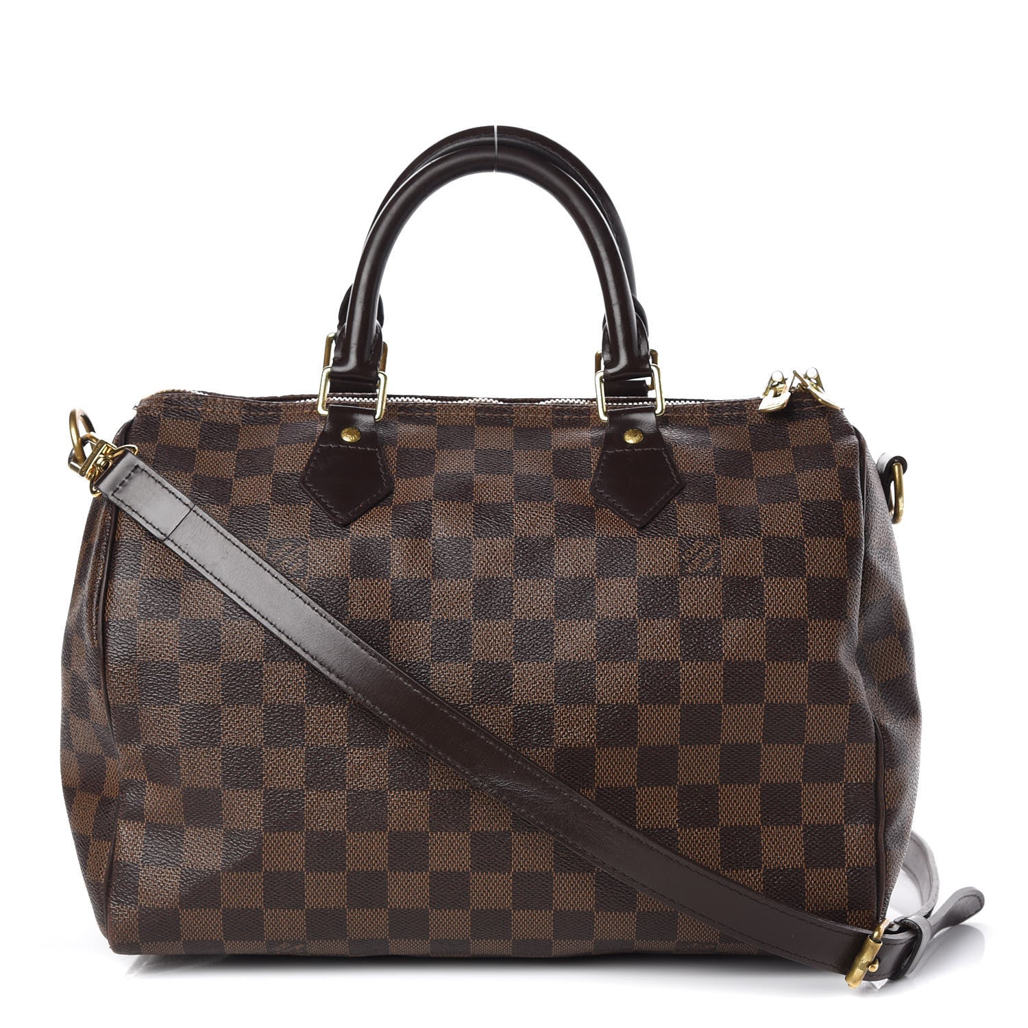 Louis Vuitton Damier Ebene Speedy Bandouliere 30 1 of 21