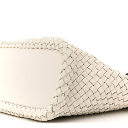 Bottega Veneta Nappa Intrecciato Bicolor Tote Bag Thunder White Silver 10 of 12