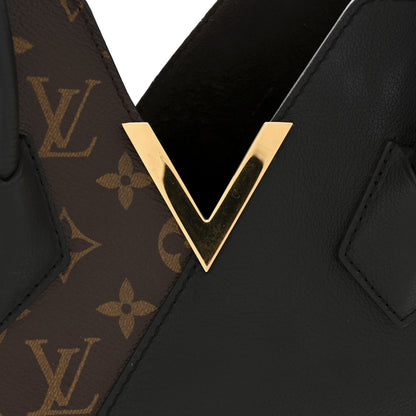 Louis Vuitton Calfskin Monogram Kimono Tote Black 12 of 14