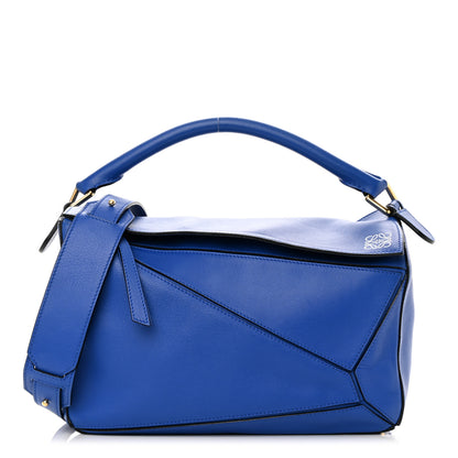 Loewe Calfskin Medium Puzzle Bag Electric Blue 1 of 17