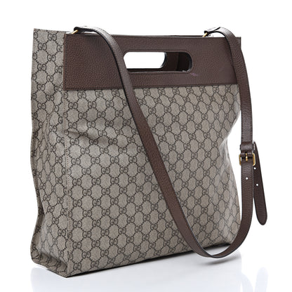 Gucci Soft GG Supreme Monogram Slip Handle Vertical Tote Beige New Acero 2 of 14