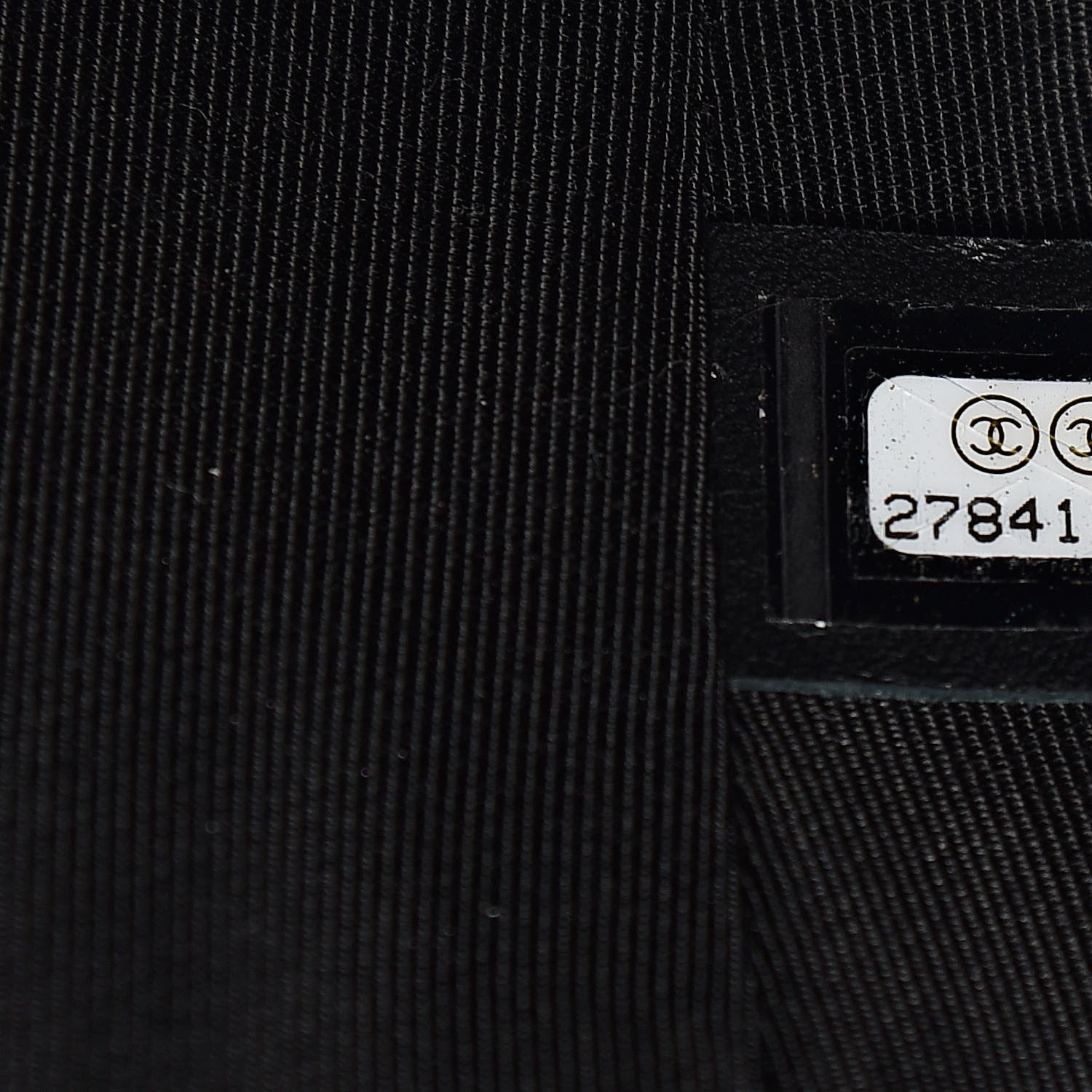 Chanel Calfskin Stitched Drawstring Bag Black 6 of 11