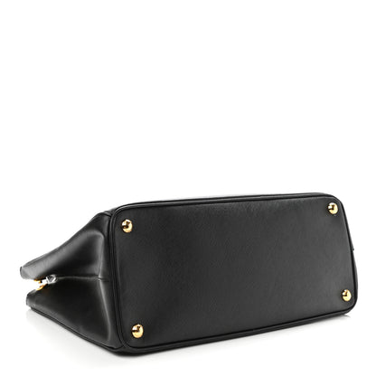Prada Saffiano Medium Galleria Double Zip Tote Black 3 of 10