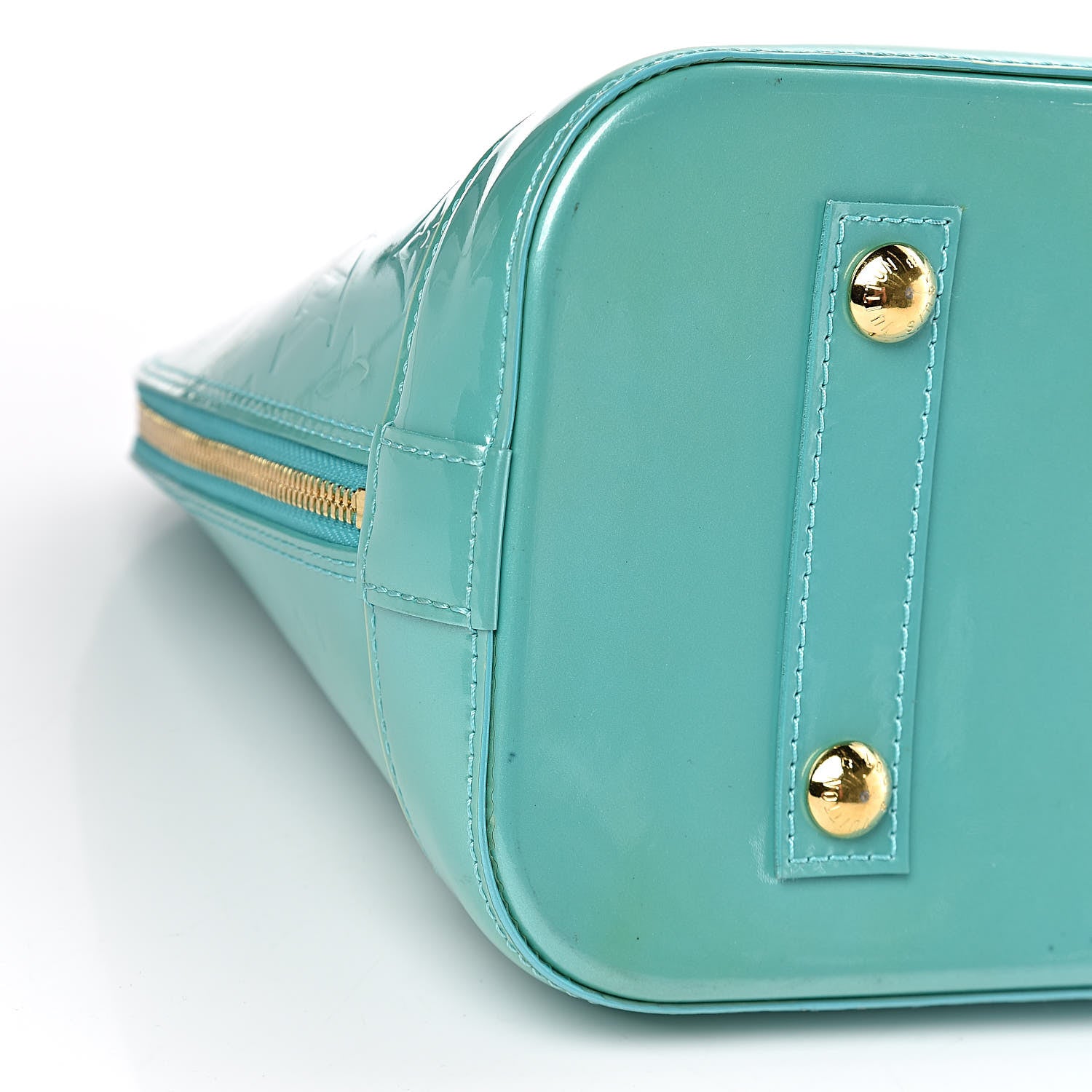 Louis Vuitton Vernis Alma PM Blue Lagon 5 of 16