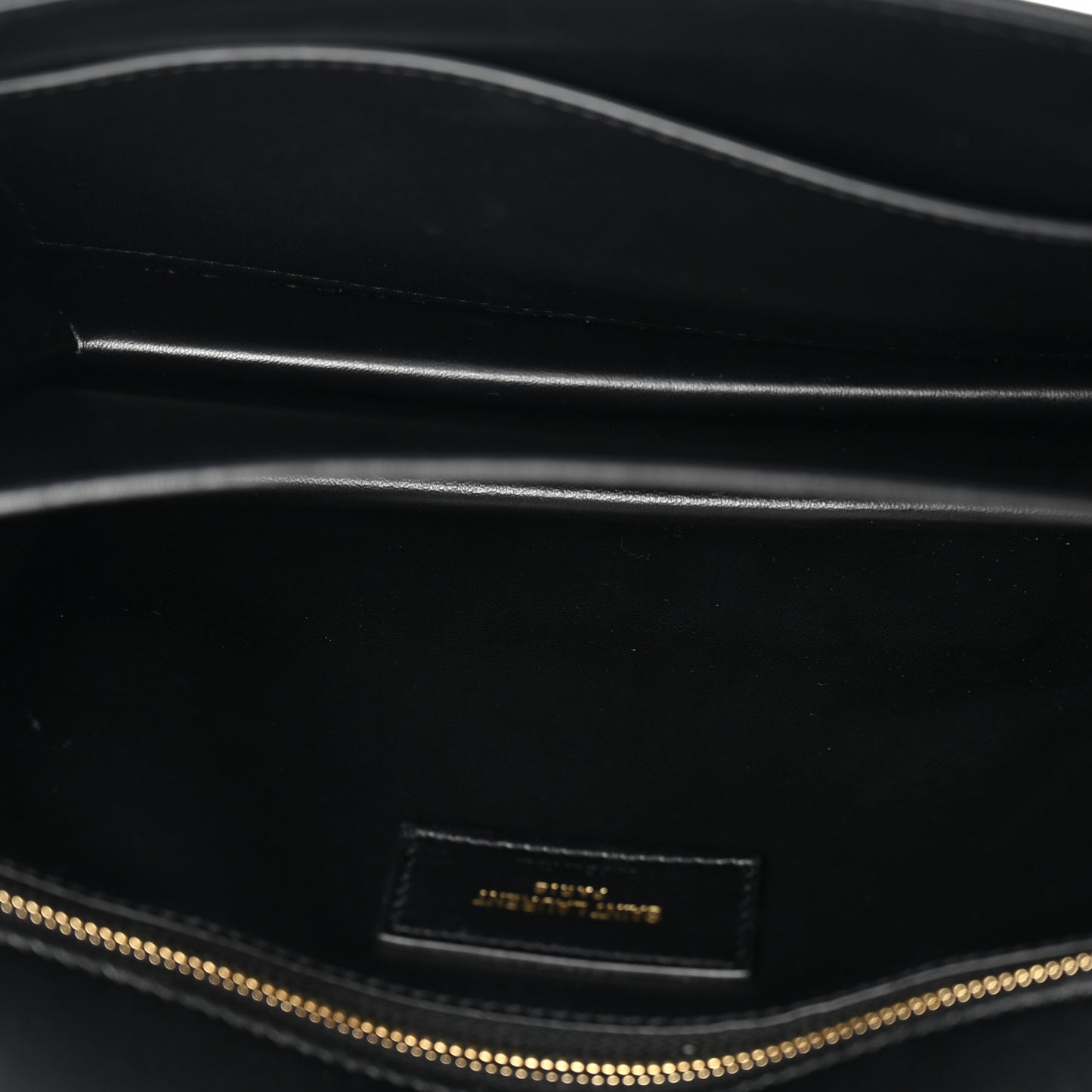 Smooth Calfskin Le Maillon Satchel Black