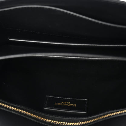 Saint Laurent Smooth Calfskin Le Maillon Satchel Black 5 of 12